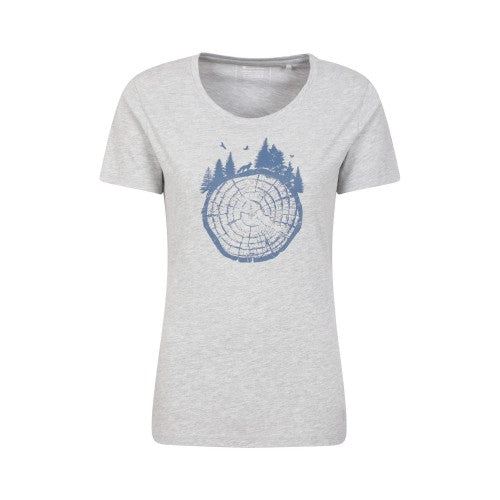 Front - Mountain Warehouse Womens/Ladies Tree Ring T-Shirt