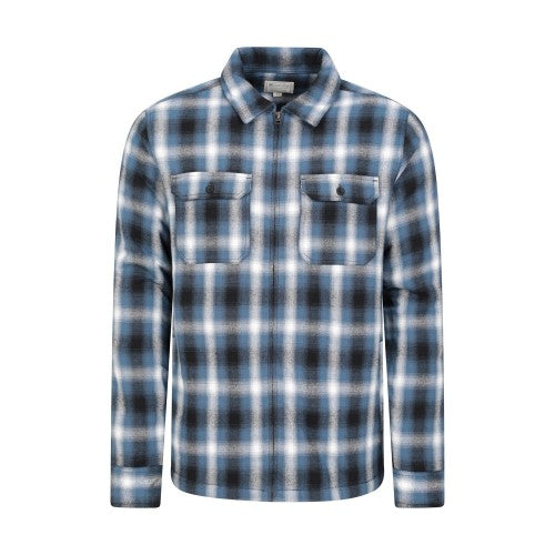 Front - Mountain Warehouse Mens Stream II Flannel Lined Shirt