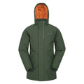 Front - Mountain Warehouse Childrens/Kids Forest Longline Waterproof Jacket