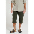 Front - Mountain Warehouse Mens Explore 3/4 Shorts