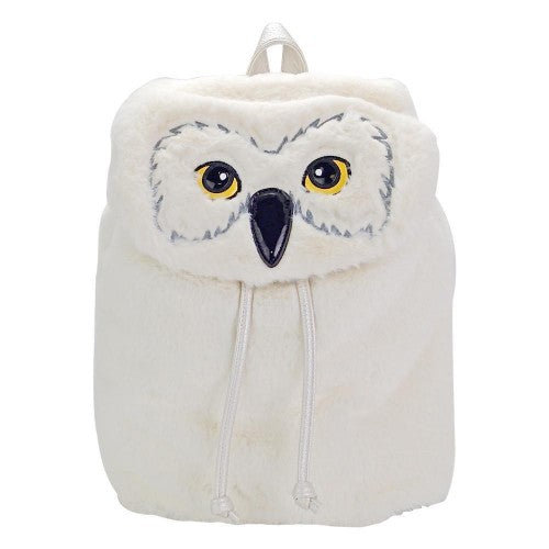 Front - Danielle Nicole Harry Potter Hedwig Fluffy Knapsack