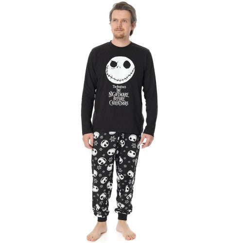 Front - Nightmare Before Christmas Mens Pajama Set