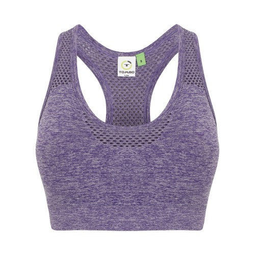 Front - Tombo Womens/Ladies Seamless Crop Top