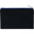 Front - Kimood Small Cotton Canvas Pouch