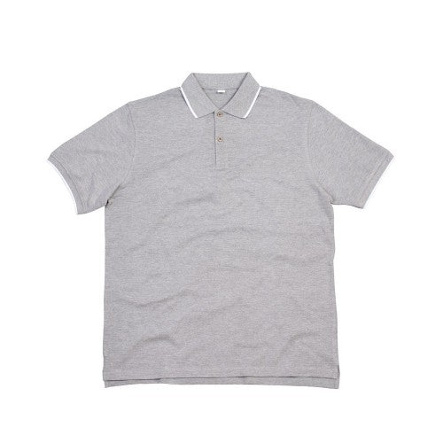 Front - Mantis Mens The Tipped Polo Shirt