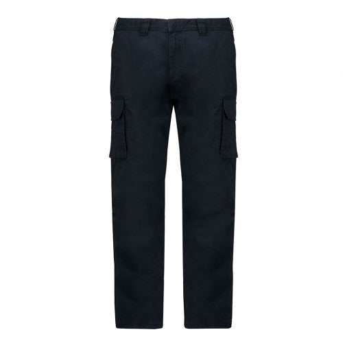 Front - Kariban Adults Unisex Multi-Pocket Cargo Pants