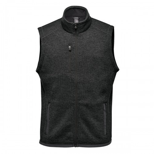 Front - Stormtech Mens Avalante Knitted Heather Full Zip Vest