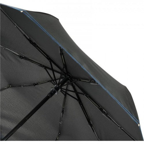 Blue - Side - Avenue Stark Mini Foldable Auto Open Umbrella
