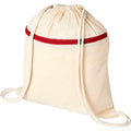 Front - Bullet Adults Unisex Oregon Zippered Drawstring Backpack