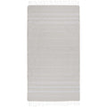 Front - Anna Hammam Striped Cotton Beach Towel