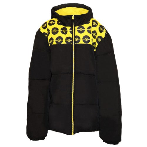 Front - Pokemon Boys Logo Puffer Jacket