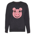Front - Piggy Boys Face Sweatshirt