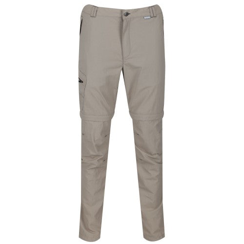Front - Regatta Mens Leesville II Zip Off Pants