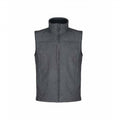 Front - Regatta Mens Flux Marl Softshell Body Warmer