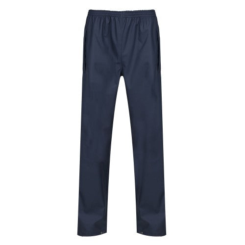 Front - Regatta Mens Stormflex II Waterproof Rain Trousers