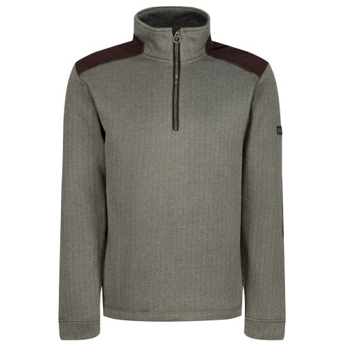 Front - Regatta Mens Holbeck Half Zip Fleece Top