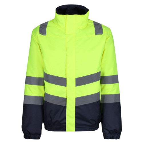 Front - Regatta Mens High-Vis Insulated Jacket