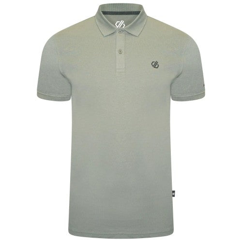 Front - Dare 2B Mens Go Easy Marl Polo Shirt