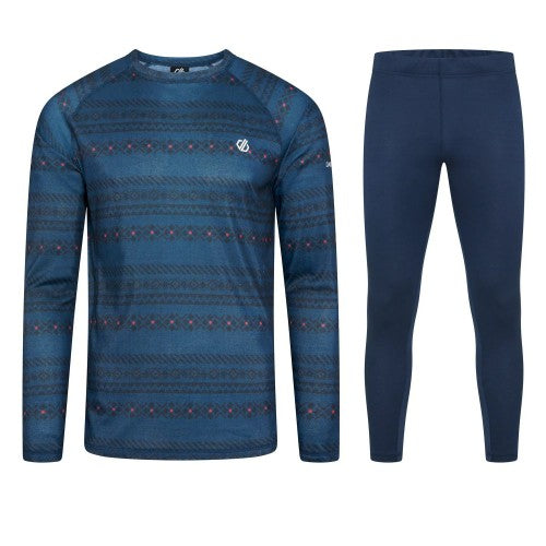 Front - Dare 2B Mens Exchange II Printed Base Layer Set