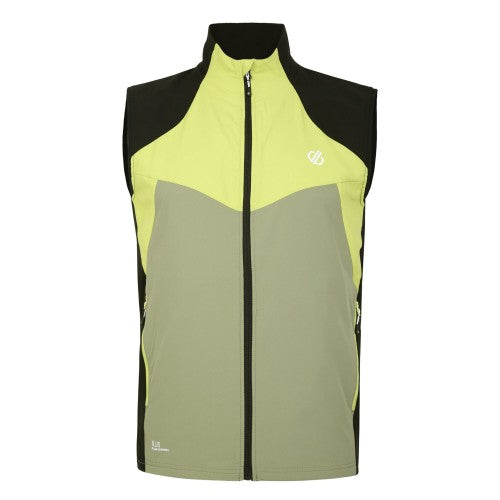 Front - Dare 2B Mens Latitudinal Softshell Vest