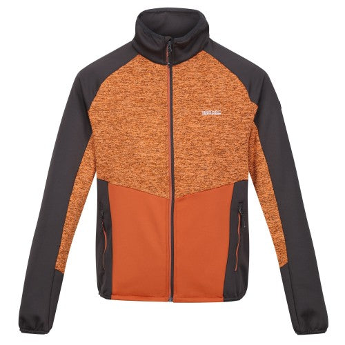 Front - Regatta Mens Coladane V Marl Full Zip Fleece Jacket
