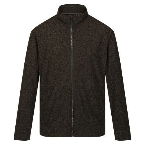 Front - Regatta Mens Edley Marl Full Zip Fleece Jacket