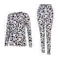 Front - Dare 2B Womens/Ladies Exchange III Graffiti Base Layer Set
