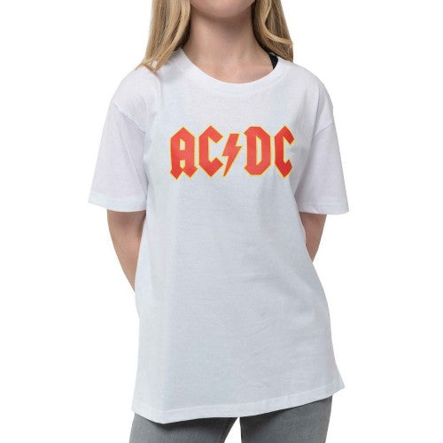 Front - AC/DC Childrens/Kids Logo T-Shirt