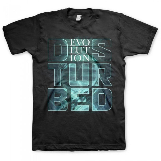 Front - Disturbed Unisex Adult Evolution T-Shirt