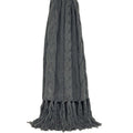 Front - Riva Home Santana Knitted Tassle Throw