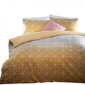 Front - Furn Spectrum Ochre Duvet Set