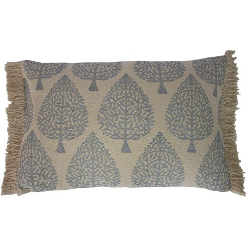 Front - Riva Home Tulsa Leaf Print Cushion Cover