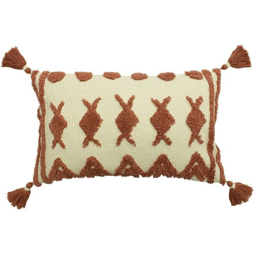 Front - Furn Esme Cotton Tufted Throw Pillow Cover