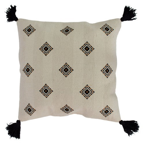 Front - Paoletti Monterey Diamond Throw Pillow Cover