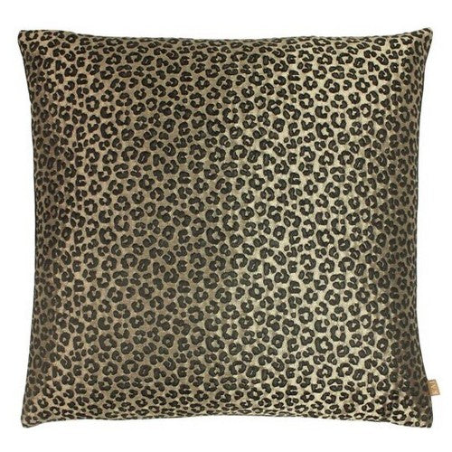 Front - Kai Amur Jacquard Leopard Print Throw Pillow Cover