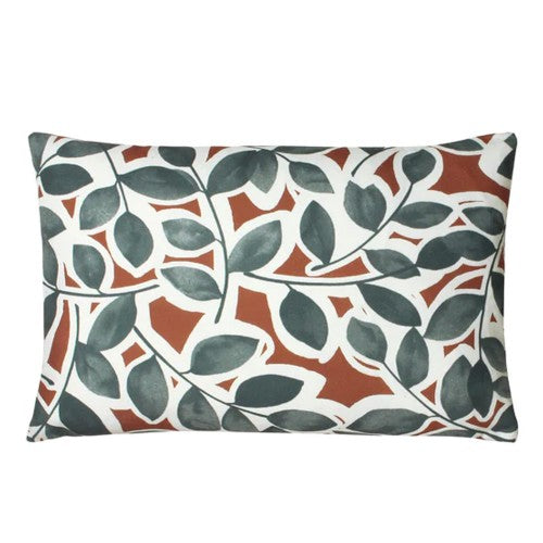 Front - Paoletti Willow Botanical Throw Pillow Cover