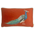 Front - Evans Lichfield Peacock Throw Pillow Cover