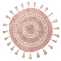 Front - Furn Circle Tassel Mandala Bath Mat