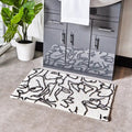 Ivory-Black - Back - Furn Everybody Bath Mat