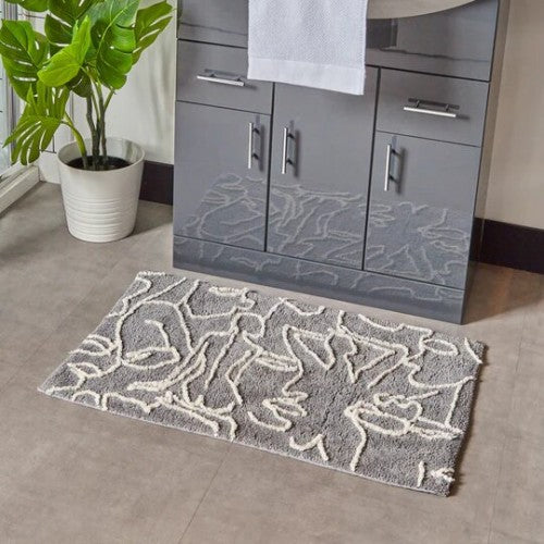 Gray-Ivory - Back - Furn Everybody Bath Mat