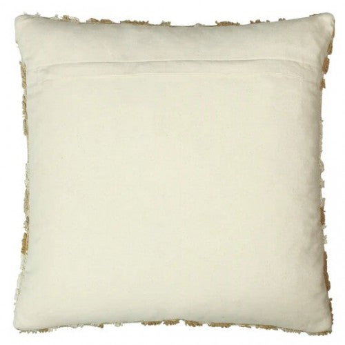 Natural-Ochre Yellow - Back - Furn Caliko Botanical Throw Pillow Cover