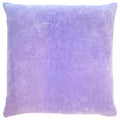 Lemon Yellow-Lilac - Back - Furn Tanda Velvet Square Throw Pillow Cover