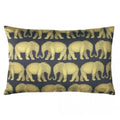 Front - Paoletti Parade Elephant Throw Pillow Cover