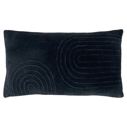 Front - Furn Mangata Velvet Rectangular Throw Pillow Cover