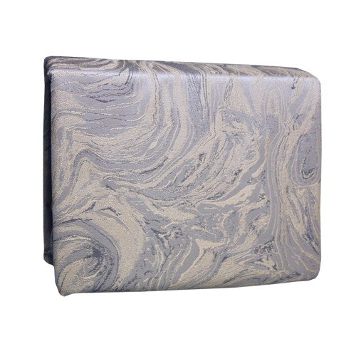 Front - Paoletti Jacquard Marble Duvet Set
