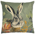 Front - Evans Lichfield Forest Hare Square Throw Pillow Cover