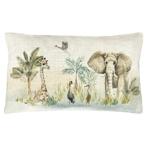 Front - Evans Lichfield Kenya Rectangular Throw Pillow Cover