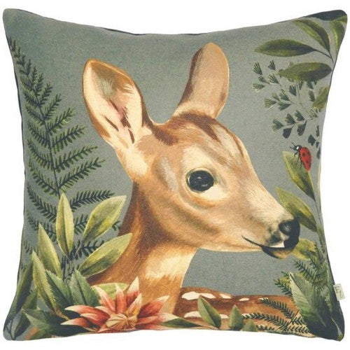 Front - Evans Lichfield Forest Fawn Throw Pillow Cover