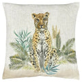 Front - Evans Lichfield Kenya Leopard Throw Pillow Cover