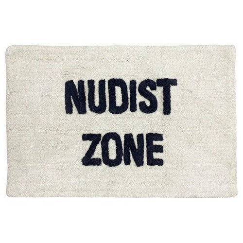 Front - Furn Nudist Zone Rectangular Bath Mat